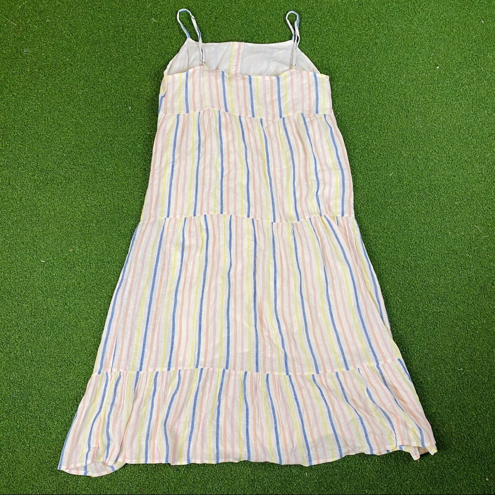 Splendid Women Tiered Striped Long Maxi Dress - Picture 9 of 9